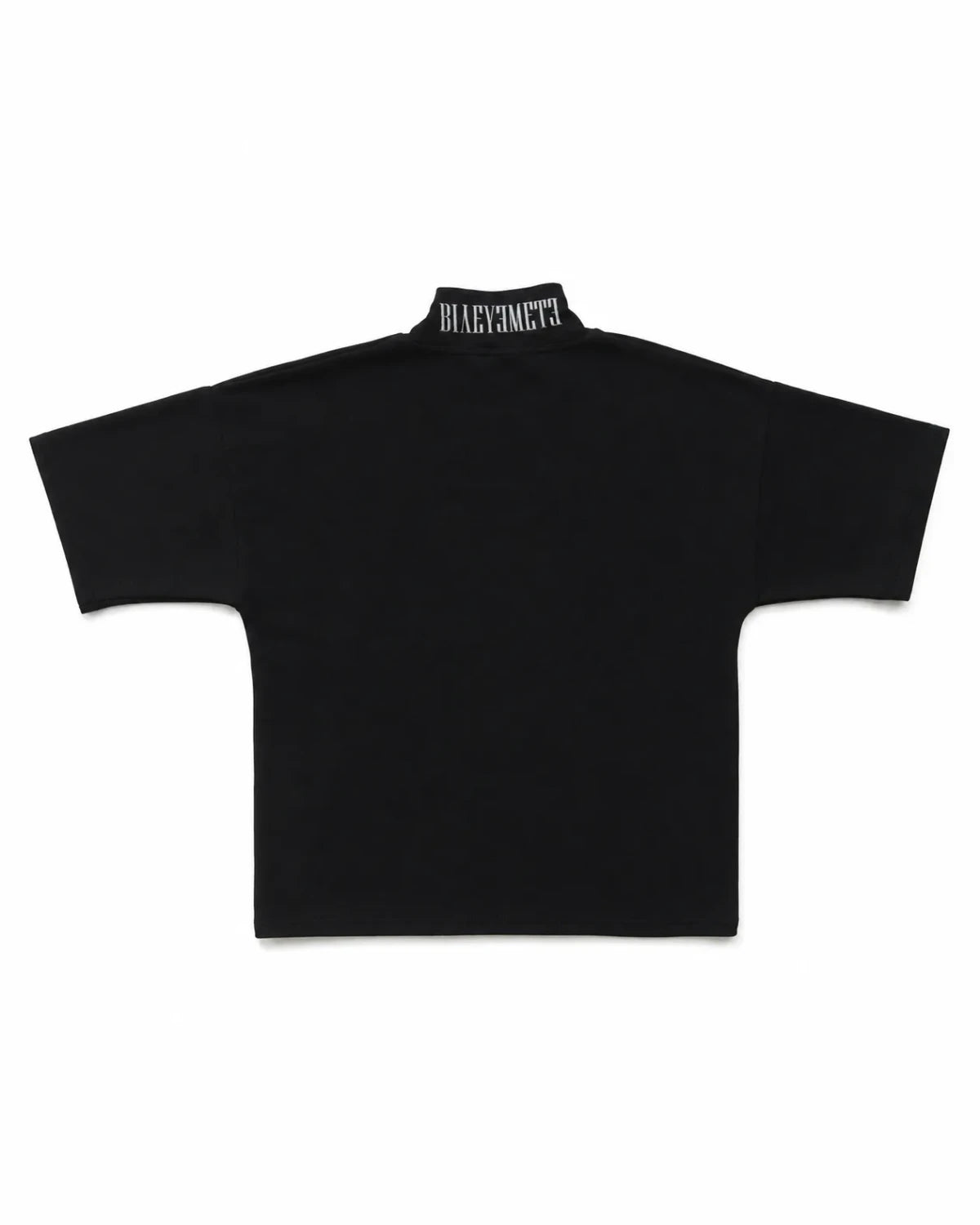 CAMISETA OVERSIZE PREMIUM 355 GSM — CUELLO ALTO — NEGRO — Negro