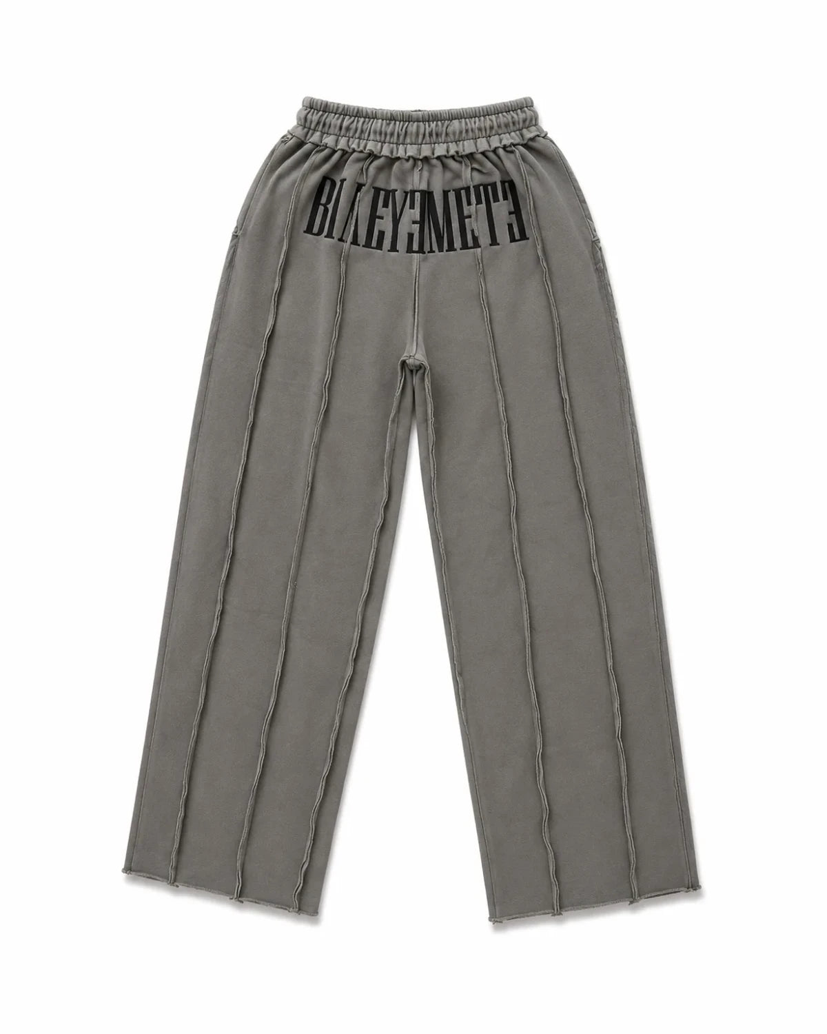 PANTALÓN OVERSIZE 550 GSM — COSTURAS EXPUESTAS — GRIS — Gris