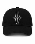 GORRA LOGO — NEGRO BLANCO — Negro blanco