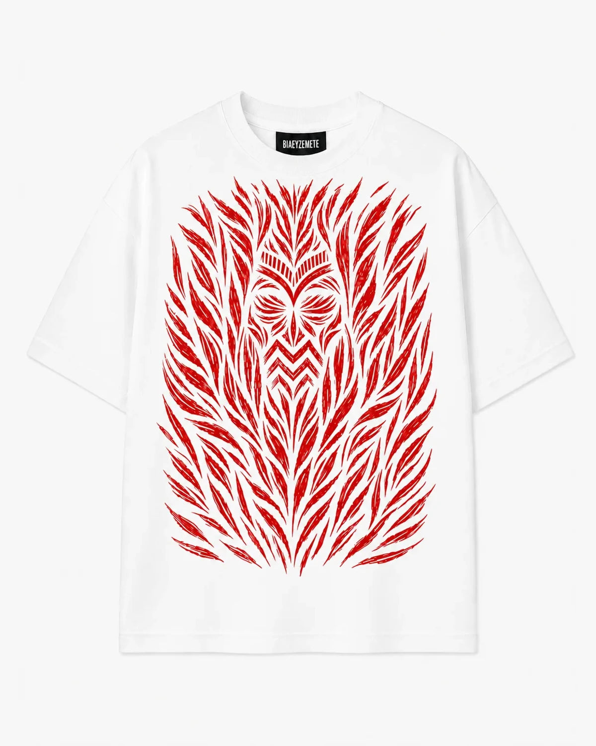 CAMISETA SUMMER DROP MÁSCARA — Blanco