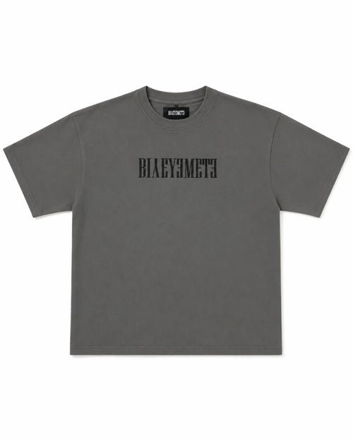 CAMISETA OVERSIZE PREMIUM 355 GSM — CUELLO REDONDO — GRIS — Gris