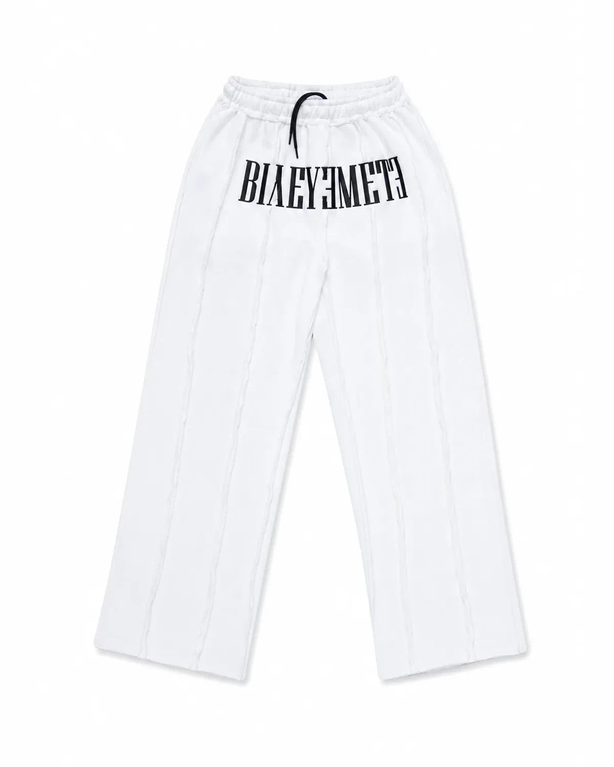 PANTALÓN OVERSIZE 550 GSM — COSTURAS EXPUESTAS — BLANCO — Blanco