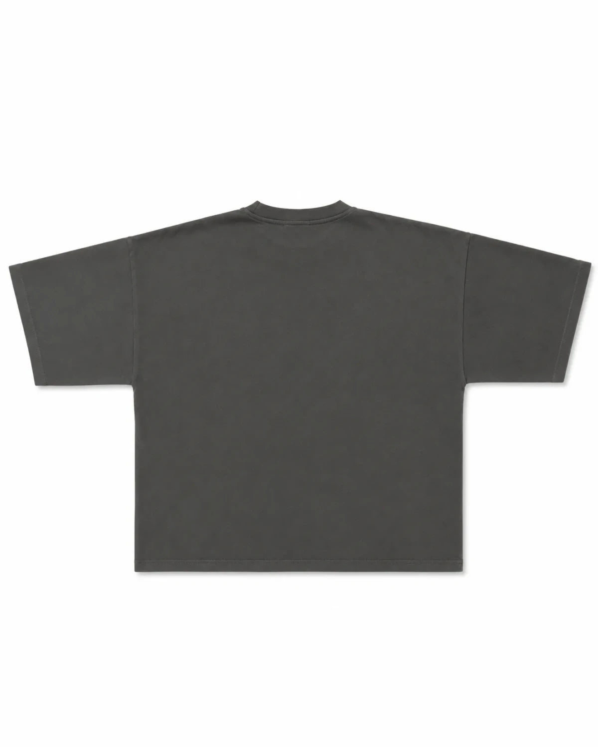 CAMISETA OVERSIZE PREMIUM 355 GSM — CUELLO REDONDO — GRIS — Gris