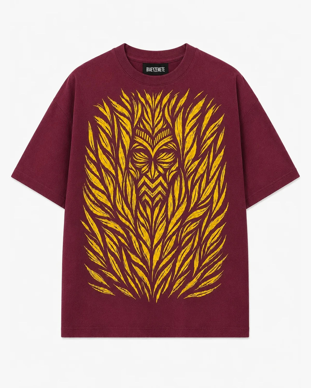CAMISETA SUMMER DROP MÁSCARA — Granate