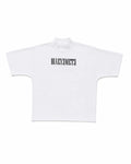 CAMISETA OVERSIZE PREMIUM 355 GSM — CUELLO ALTO — BLANCO — Blanco