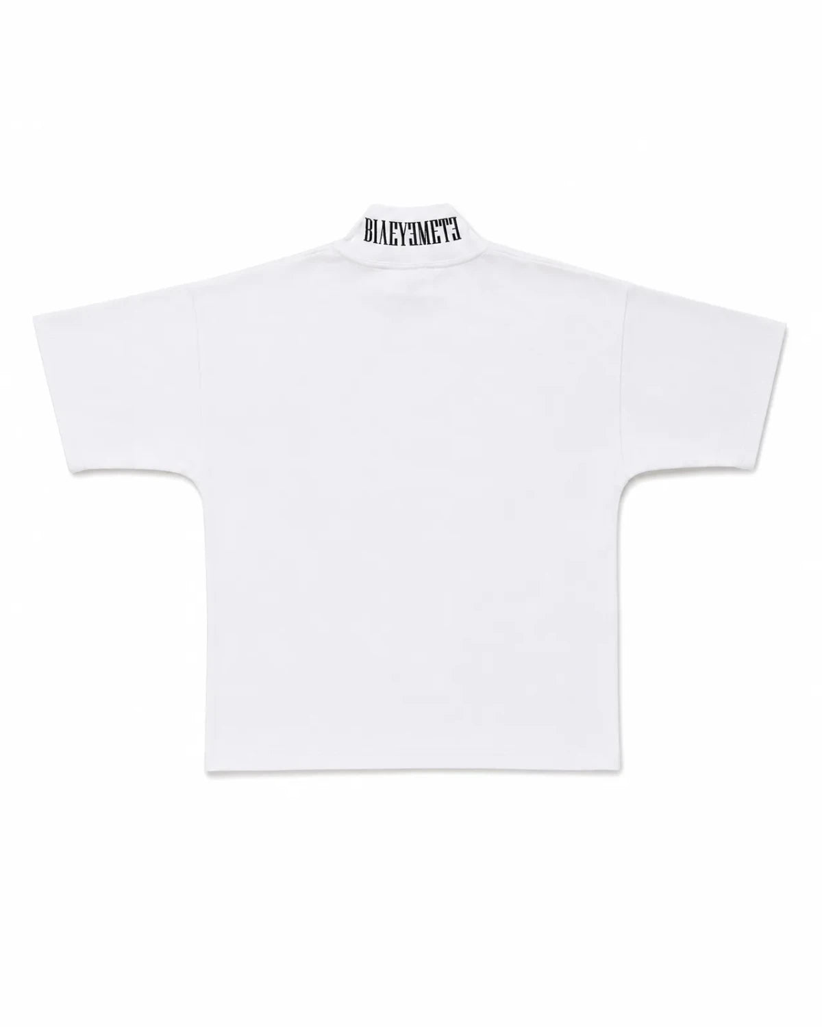 CAMISETA OVERSIZE PREMIUM 355 GSM — CUELLO ALTO — BLANCO — Blanco
