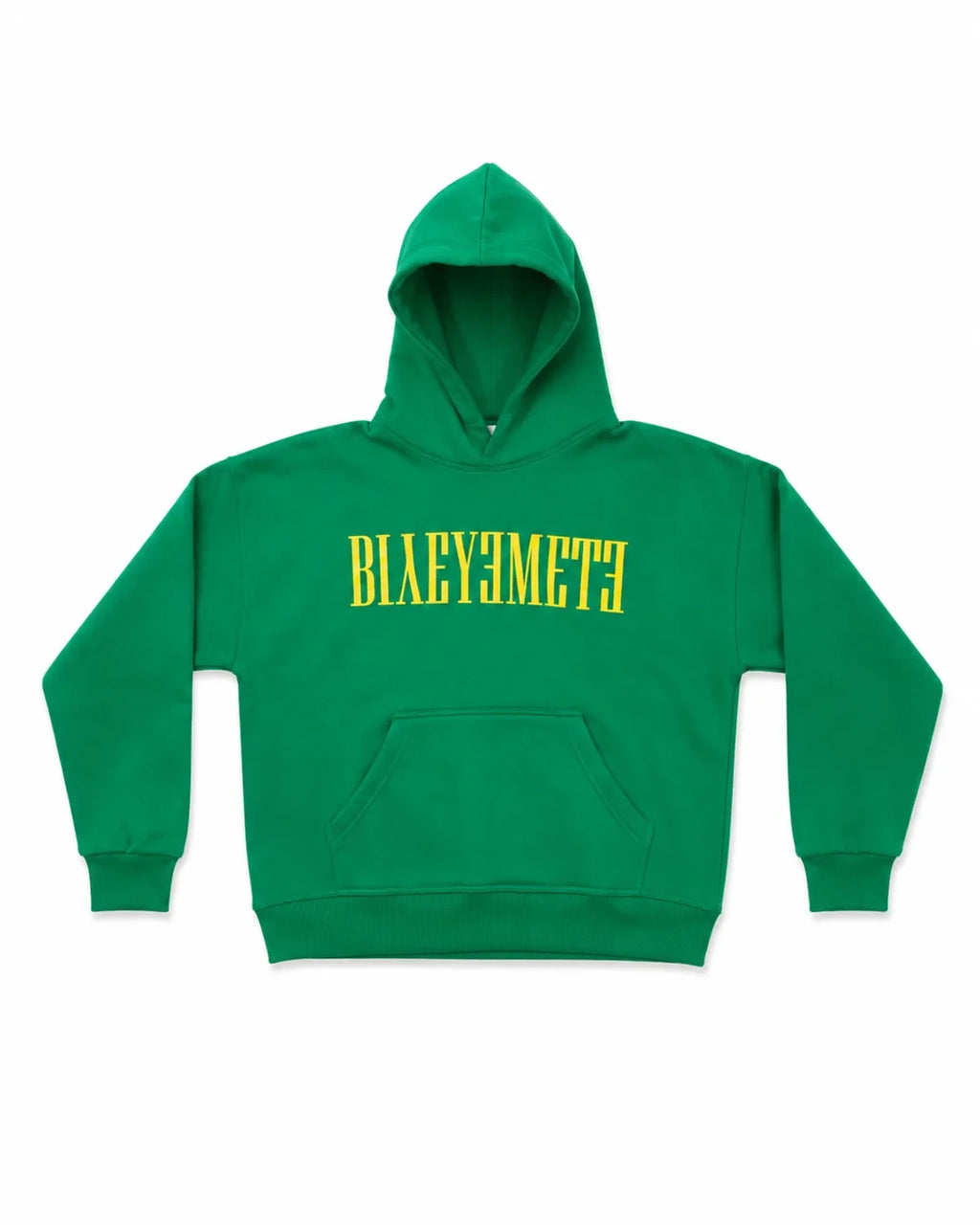SUDADERA OVERSIZE 550 GSM — SIN COSTURAS EXPUESTAS — VERDE — Verde