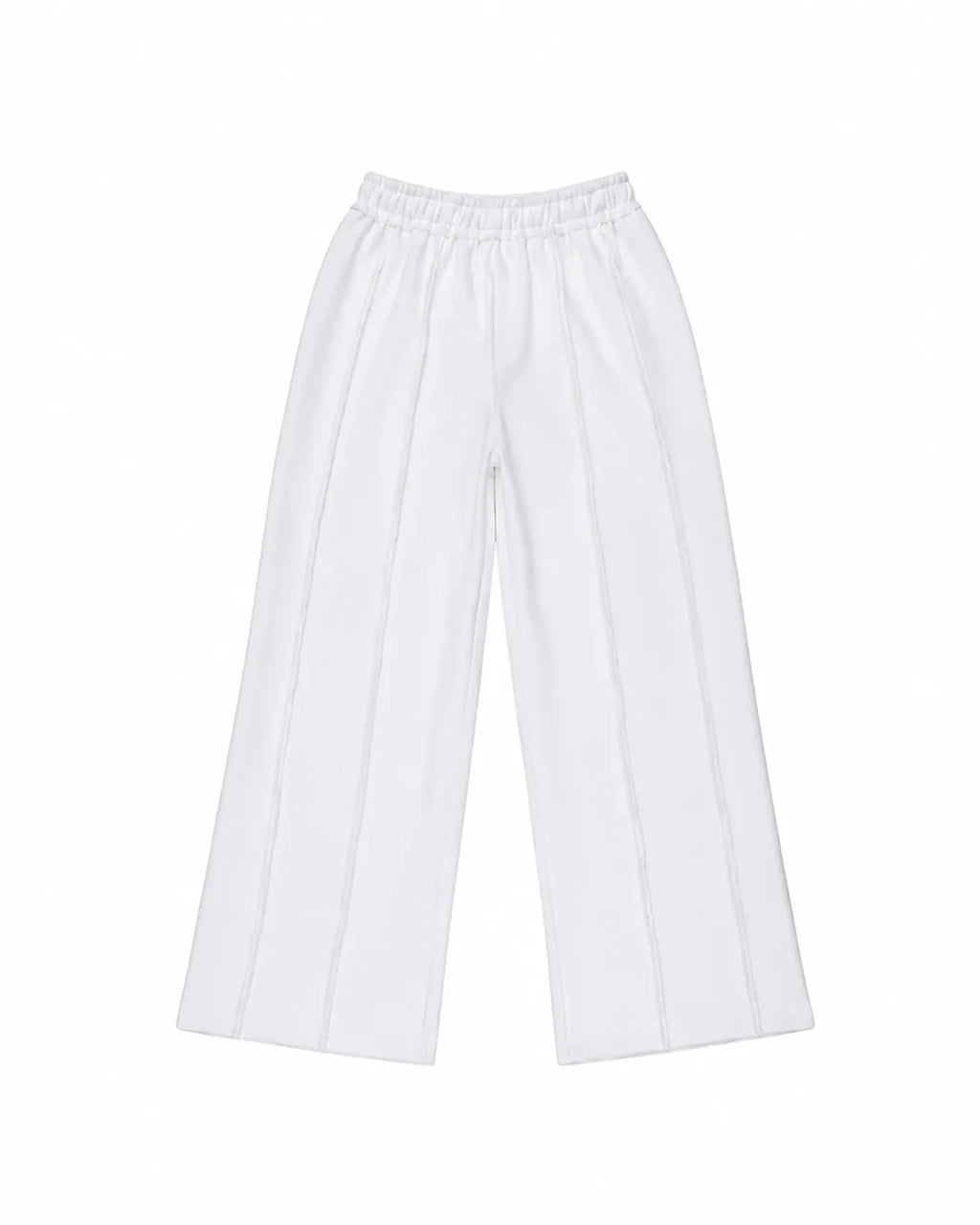 PANTALÓN OVERSIZE 550 GSM — COSTURAS EXPUESTAS — BLANCO — Blanco