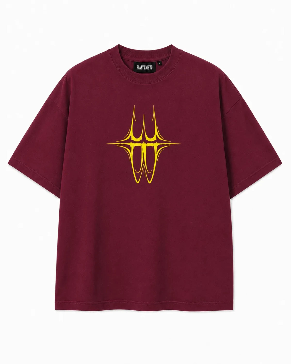 CAMISETA SUMMER DROP LOGO — Granate