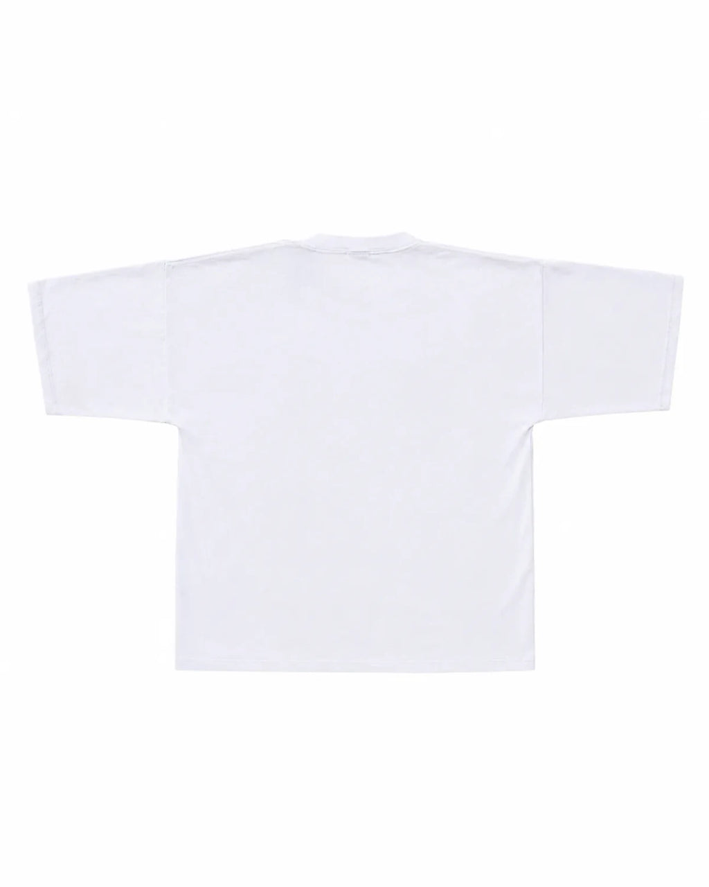 CAMISETA OVERSIZE PREMIUM 355 GSM — CUELLO REDONDO — BLANCO — Blanco