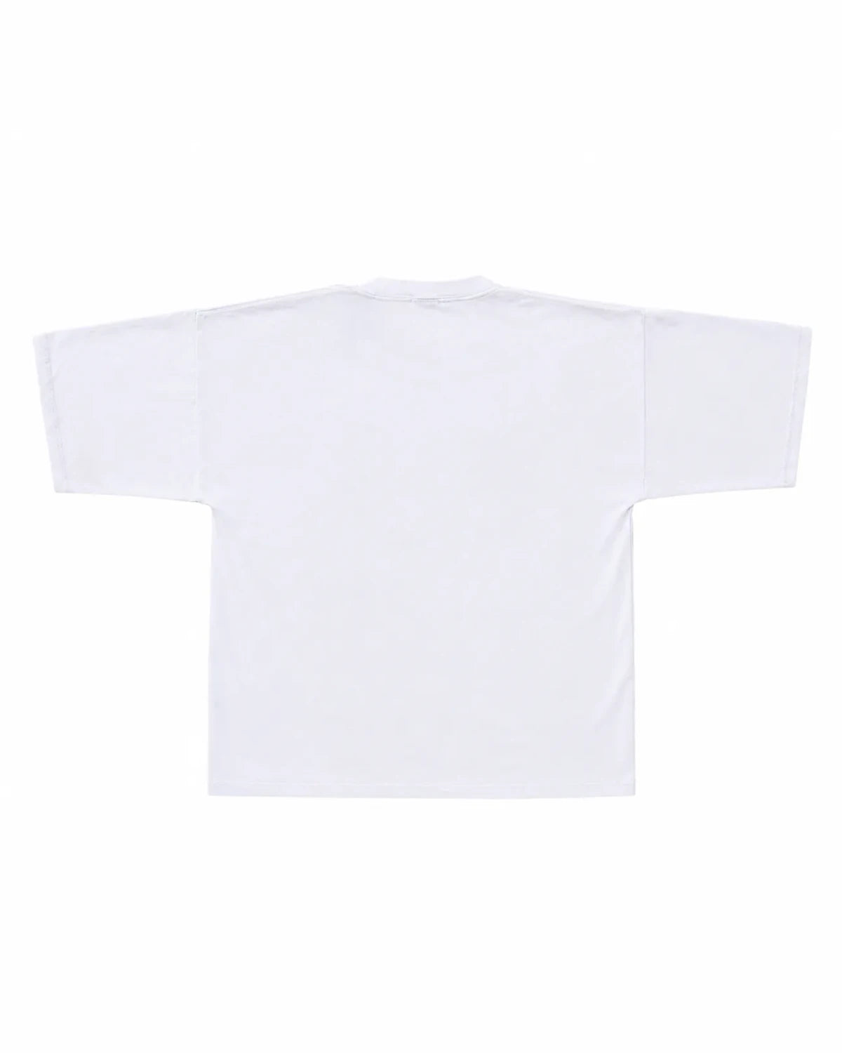 CAMISETA OVERSIZE PREMIUM 355 GSM — CUELLO REDONDO — BLANCO — Blanco