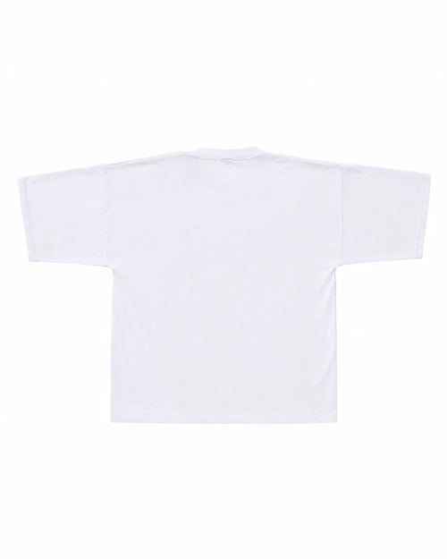 CAMISETA OVERSIZE PREMIUM 355 GSM — CUELLO REDONDO — BLANCO — Blanco