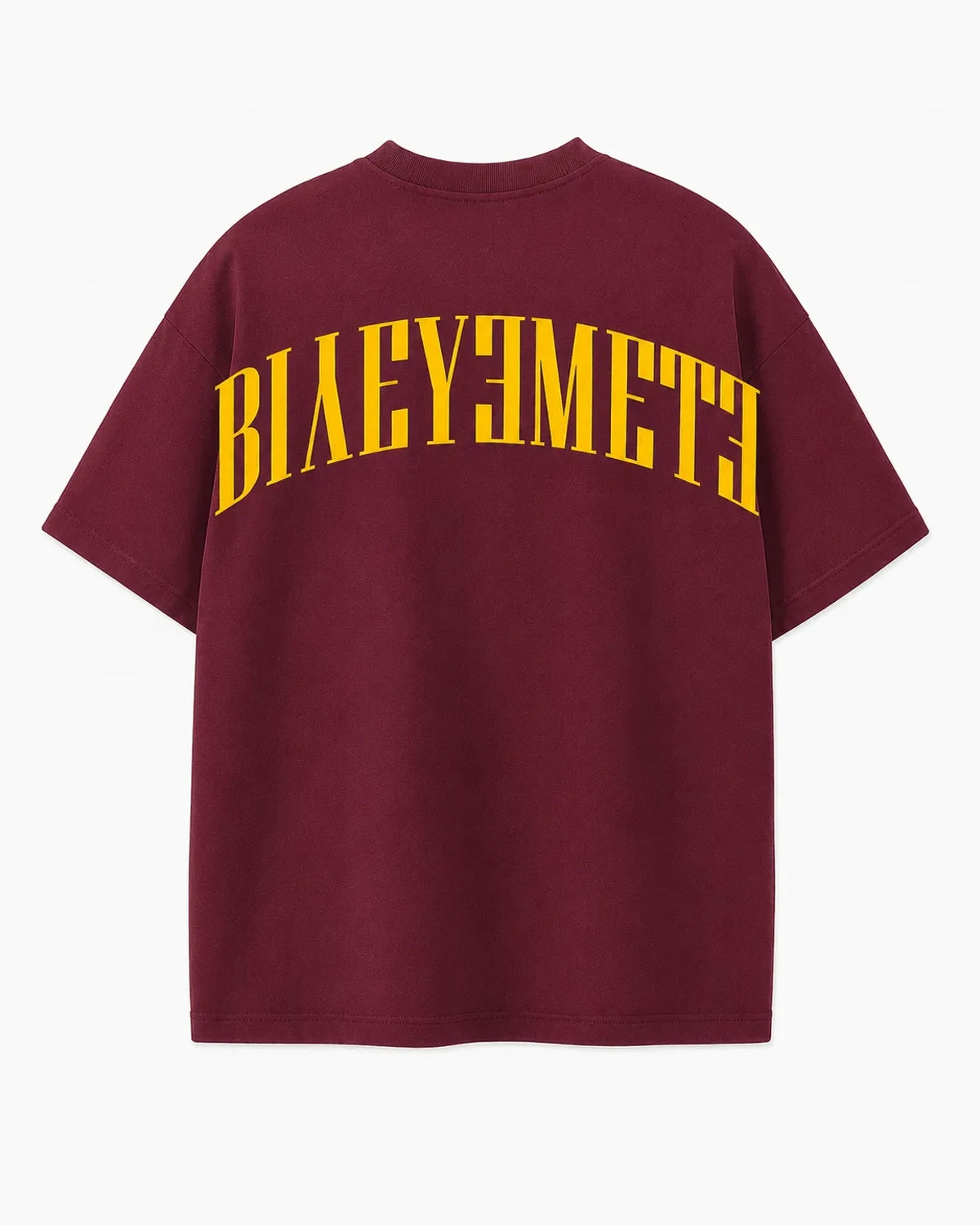 CAMISETA SUMMER DROP LOGO — Granate