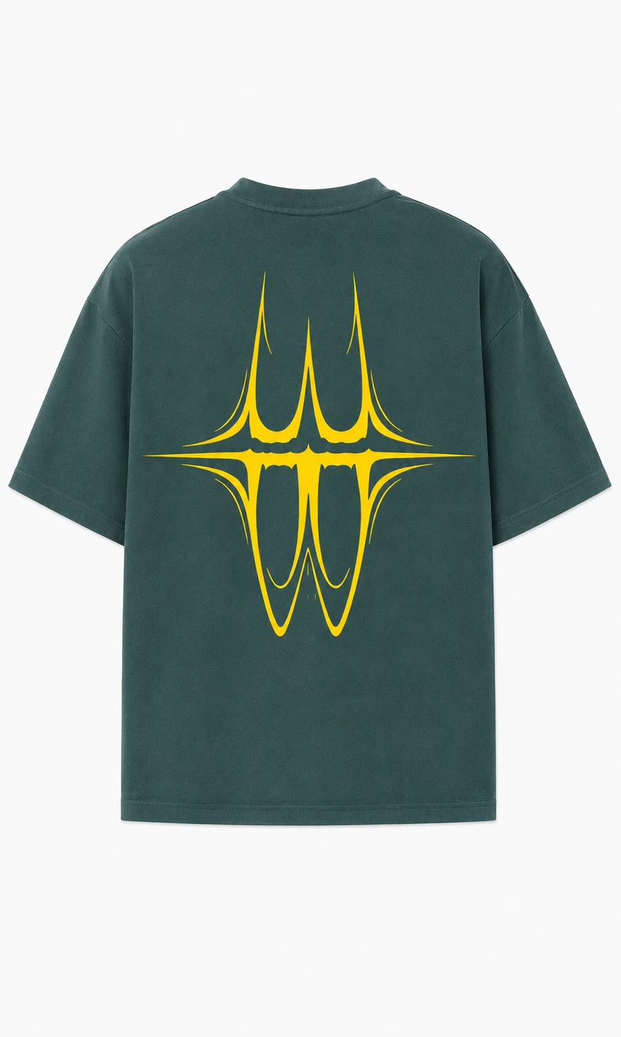 CAMISETA SUMMER DROP LETTERING VERTICAL — Verde