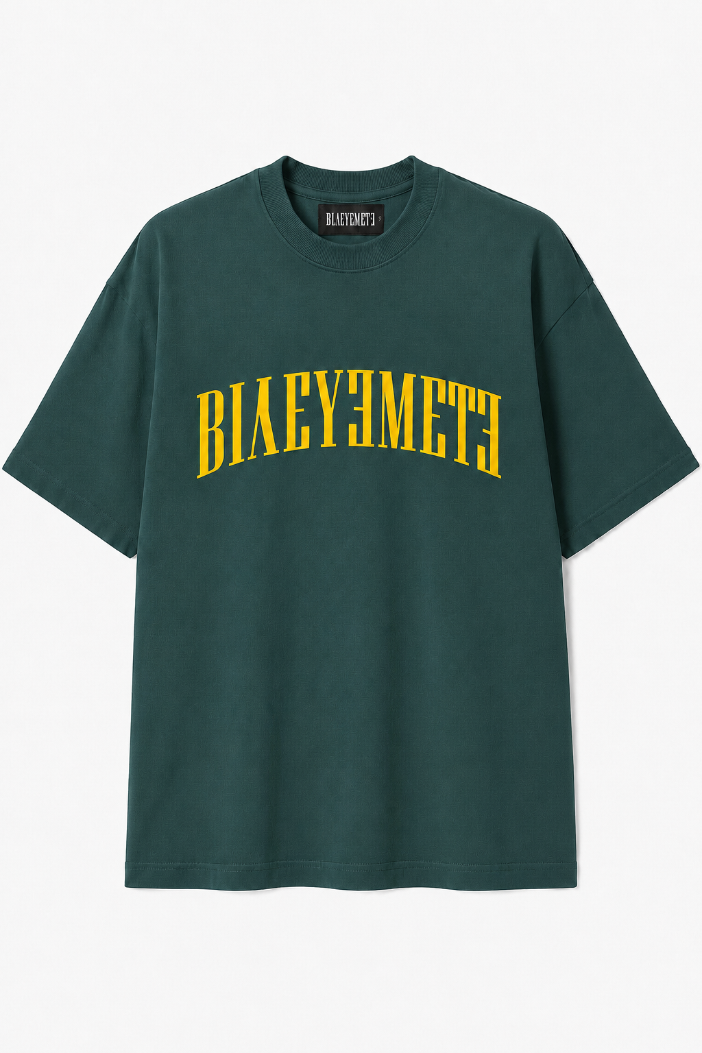 CAMISETA SUMMER DROP LETTERING ARQUEADO — Verde