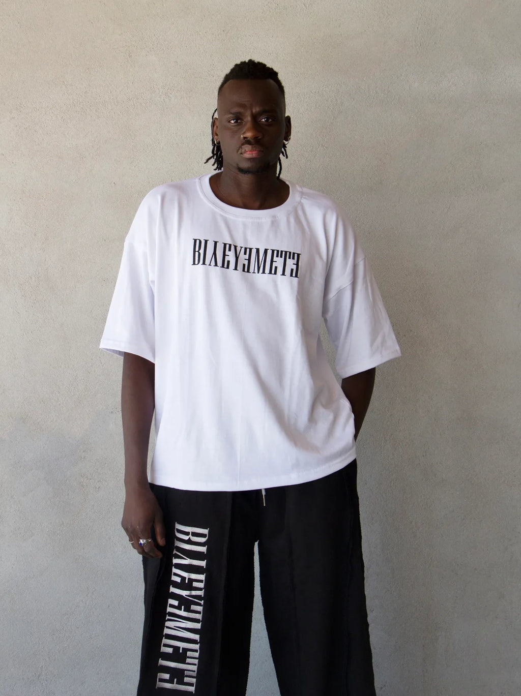 CAMISETA OVERSIZE PREMIUM 355 GSM — CUELLO REDONDO — BLANCO — Blanco