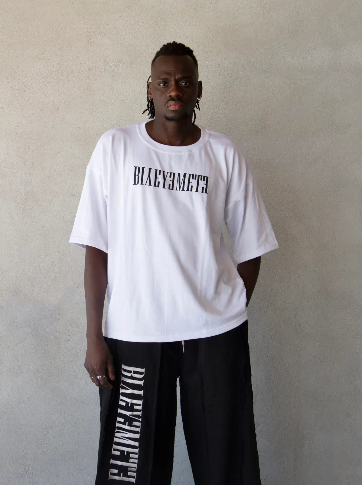 CAMISETA OVERSIZE PREMIUM 355 GSM — CUELLO REDONDO — BLANCO — Blanco